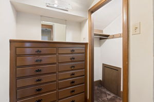 Amazing closet storage upstairs