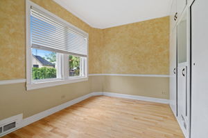 Roomy mud room off kitchen with plenty of storage