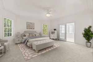 Primary Suite (virtually staged)