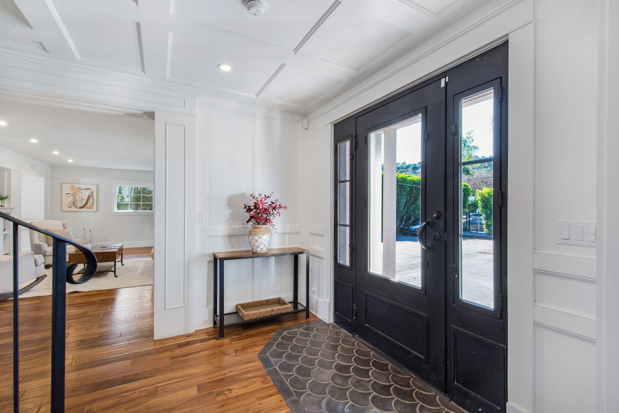 entry into living room