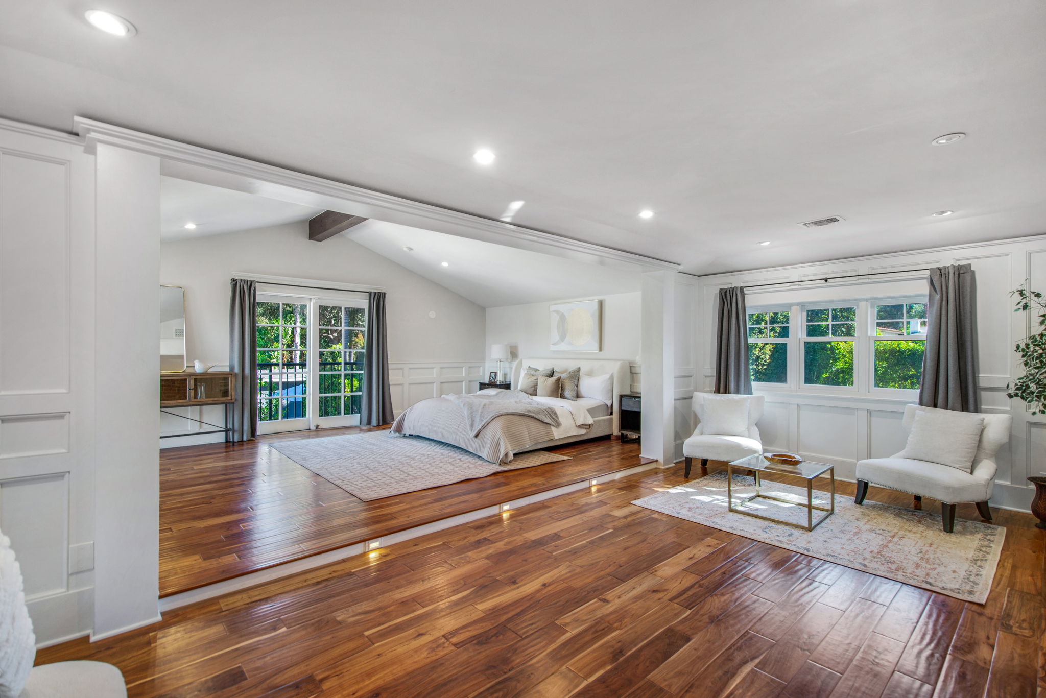 Primary Suite sitting room & bedroom