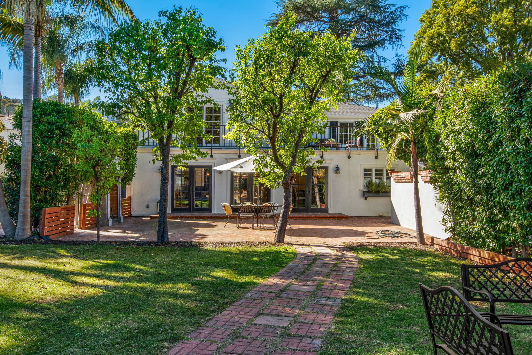 view of rear of main home
