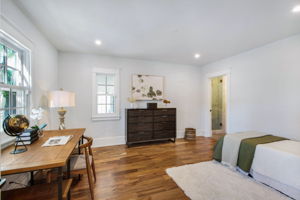 First floor bedroom suite w/3/4 bath