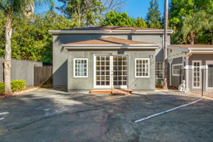 entrance to sound stage and creative loft