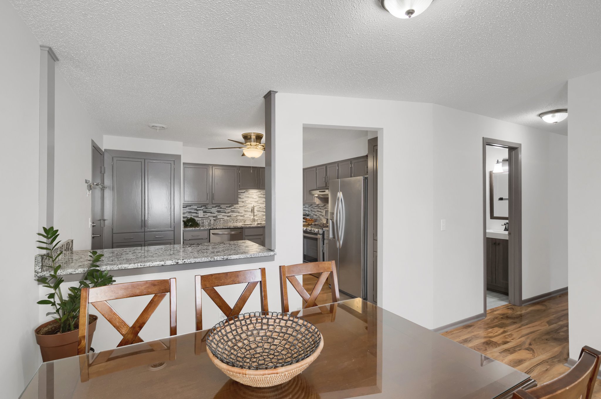 The open layout has great flow, making it perfect for entertaining or everyday living.