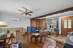 Living Room has mini split system.