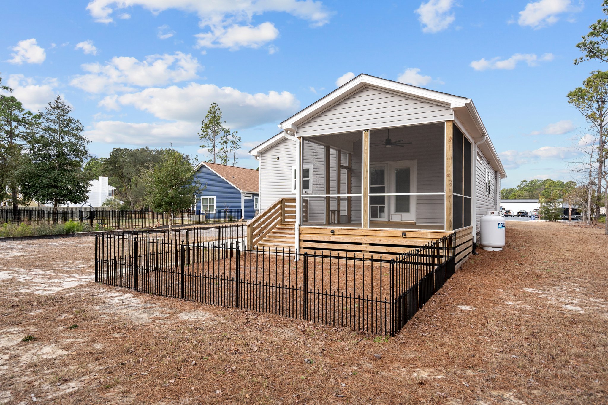 Fenced area