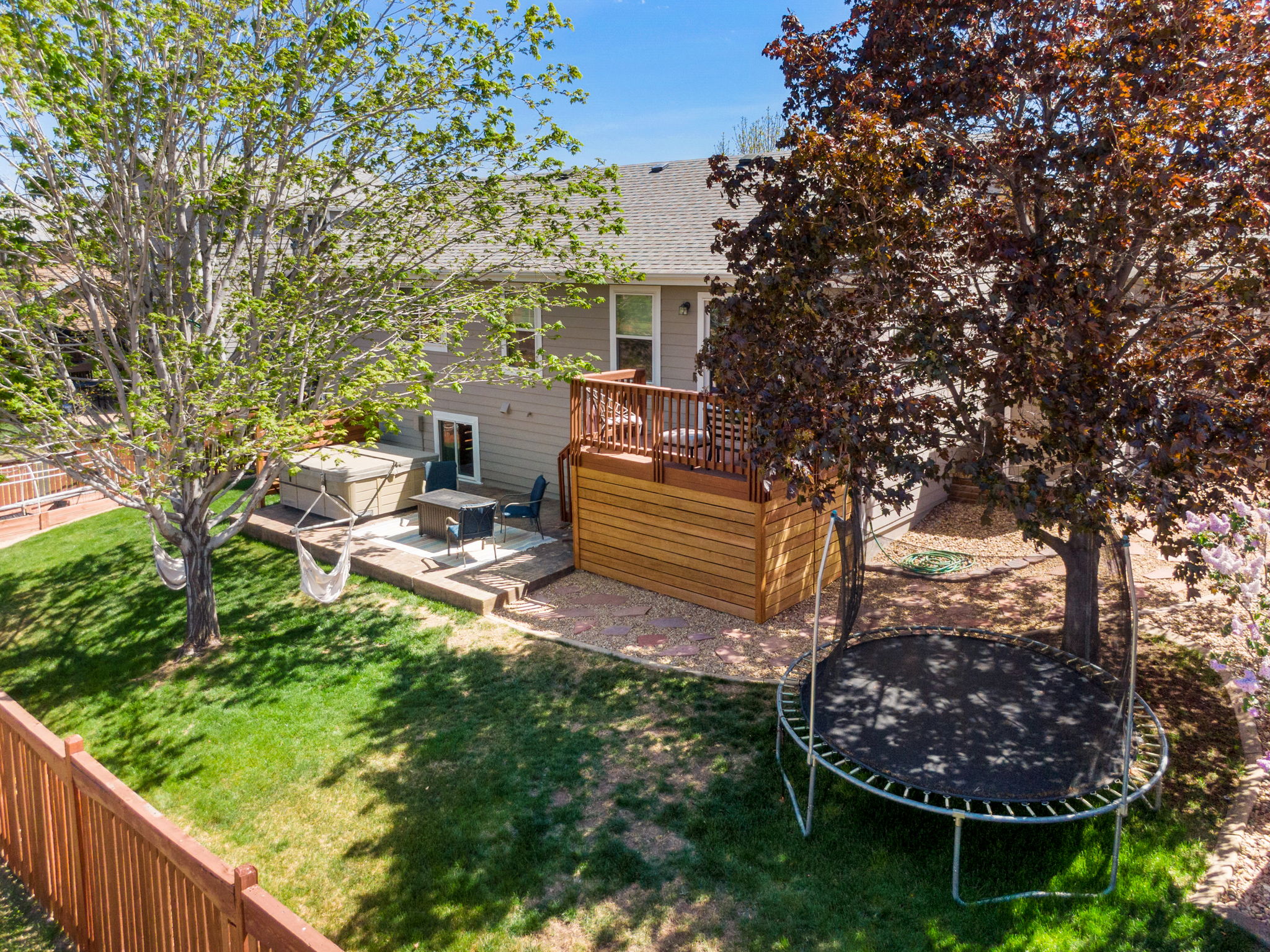 10' X 8' EXTRA STORAGE SPACE BELOW LOW MAINTENANCE DECK