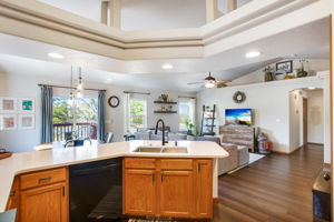 DEEP DOUBLE BIN STAINLESS STEEL SINK WITH CUSTOM FAUCET