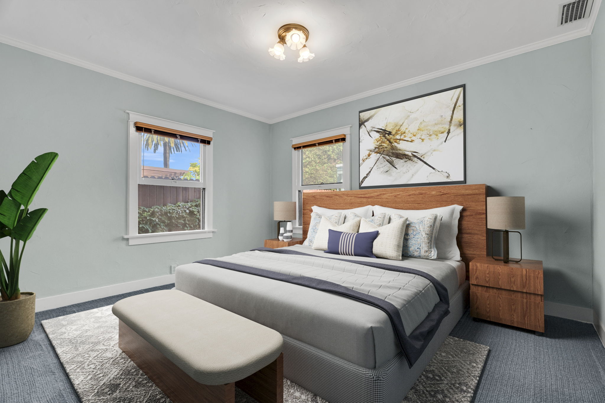 Bedroom four virtual Staging