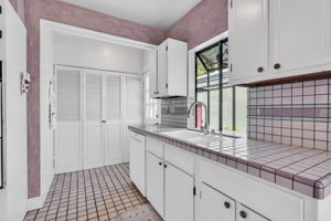 Kitchen towards back door