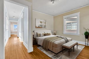 Bedroom one Virtual Staging