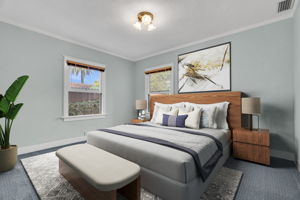 Bedroom four virtual Staging
