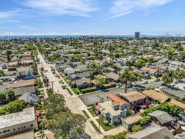 Aerial view of property towards ocean