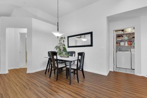 Laundry Closet Off Of Formal Dining Area