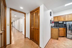 Hallway to laundry room/garage