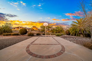 Basketball court with a view!