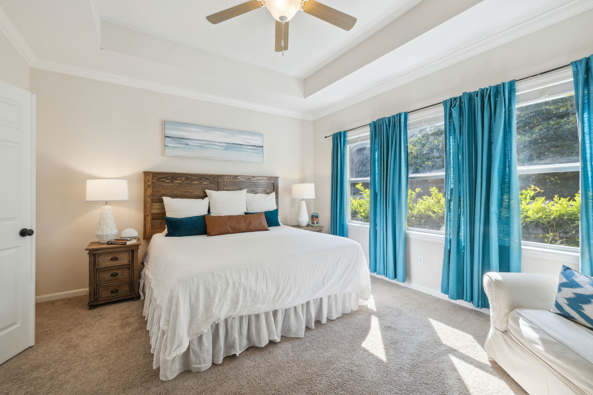 Master Suite with lots of natural light