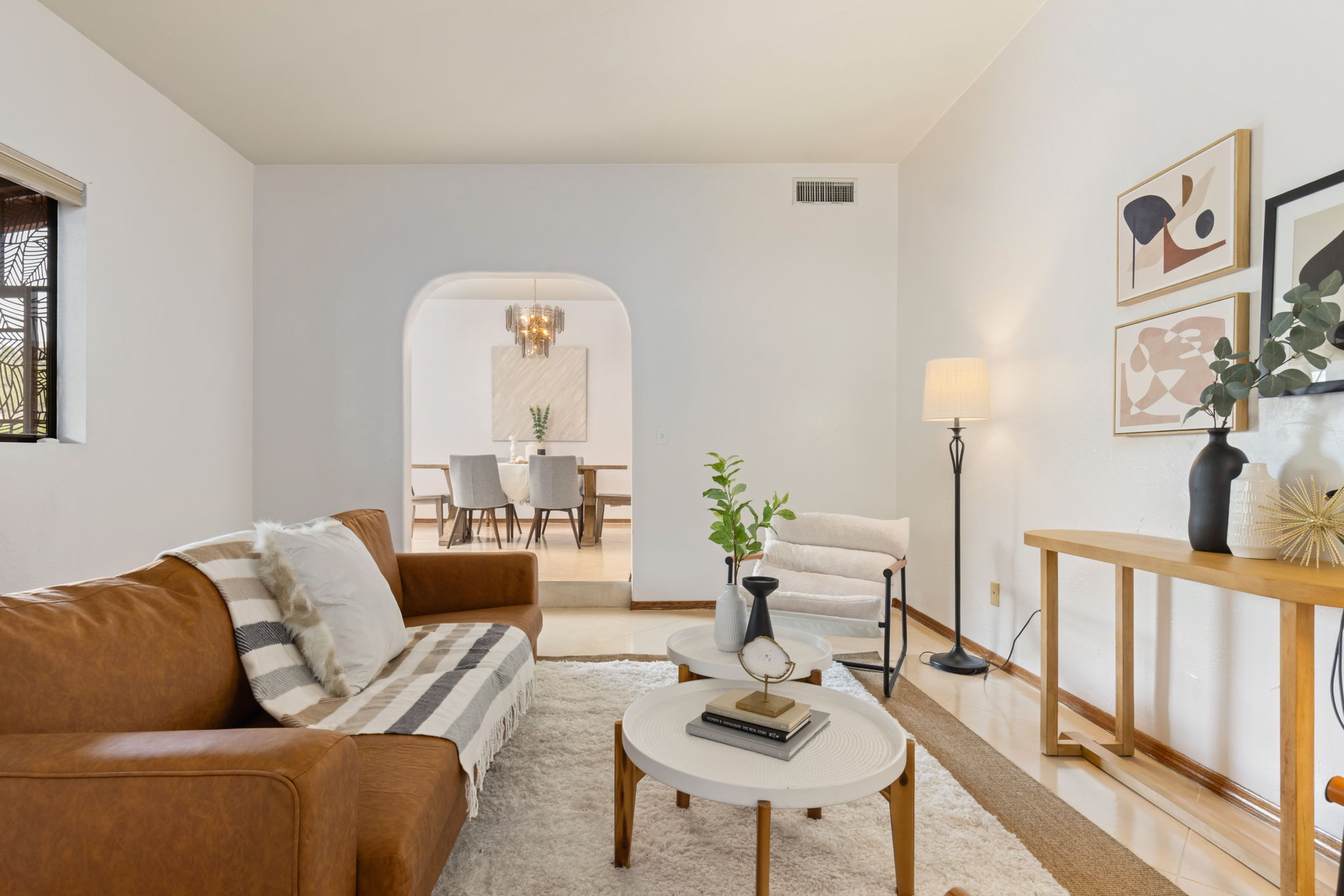 Living Room view to dining room