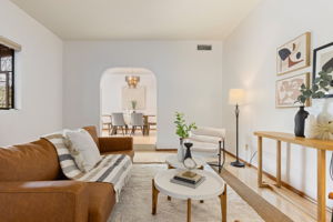 Living Room view to dining room