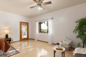 Primary Bedroom/ Door to back patio