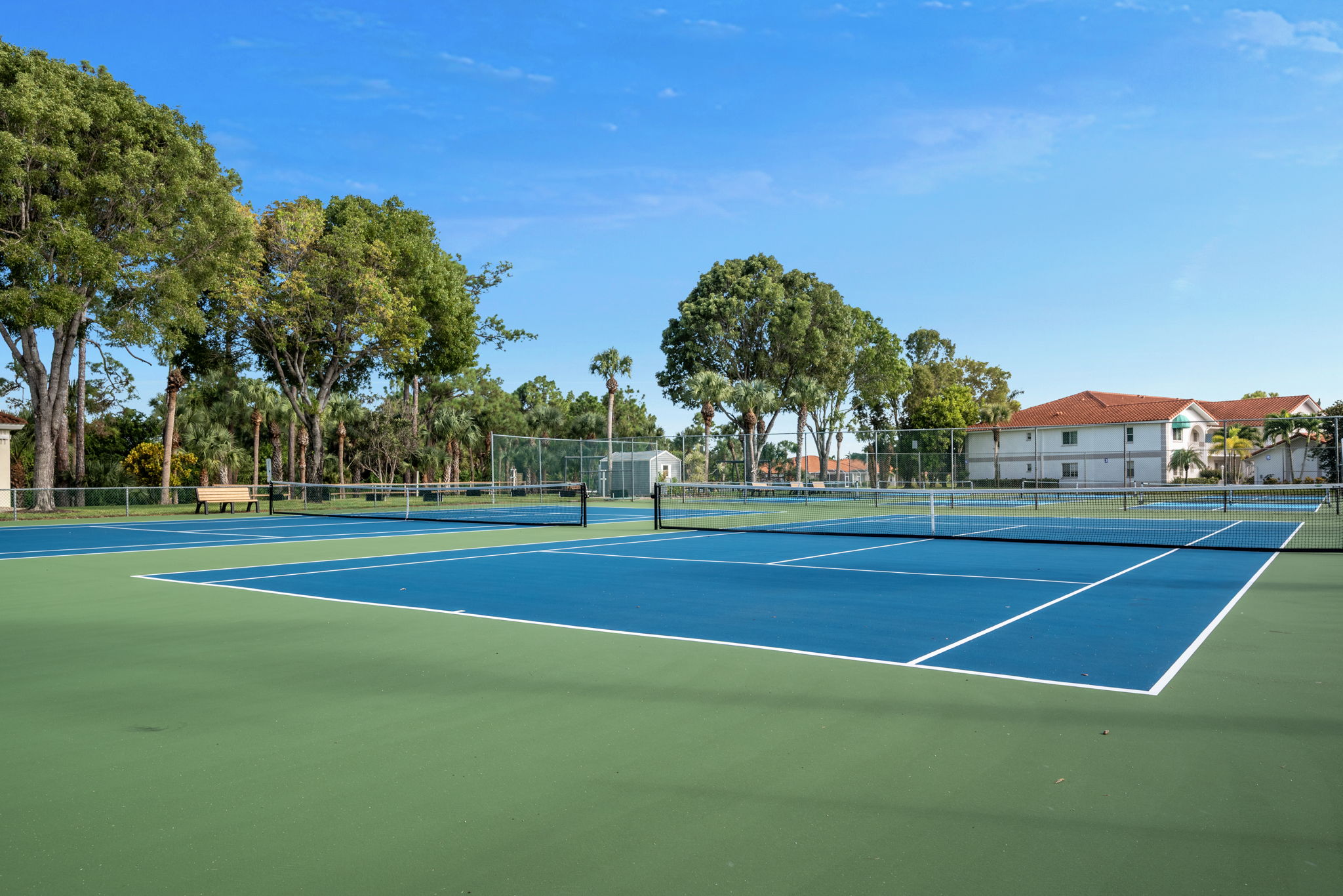 tennis courts