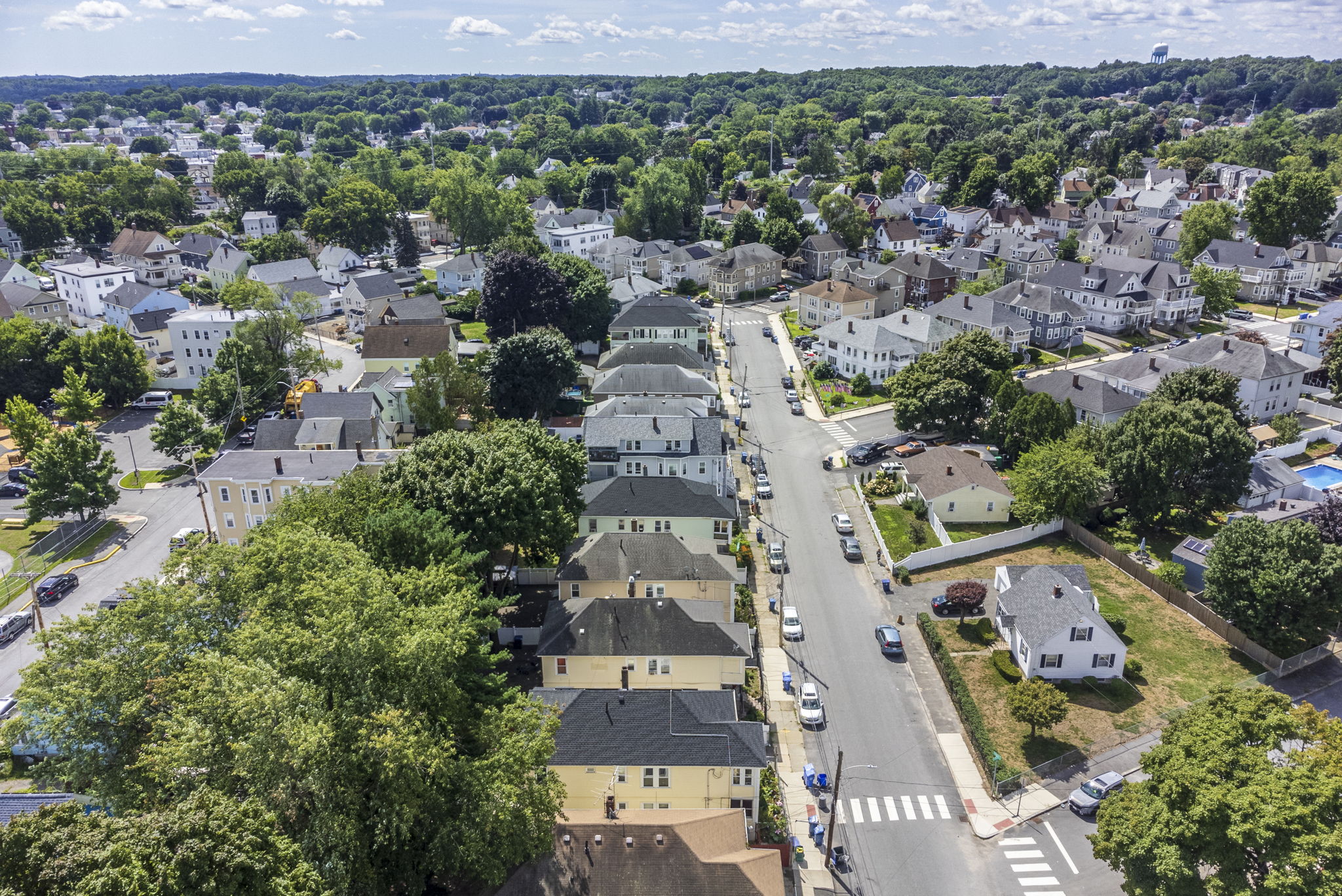 Aerial View of Neighborhood