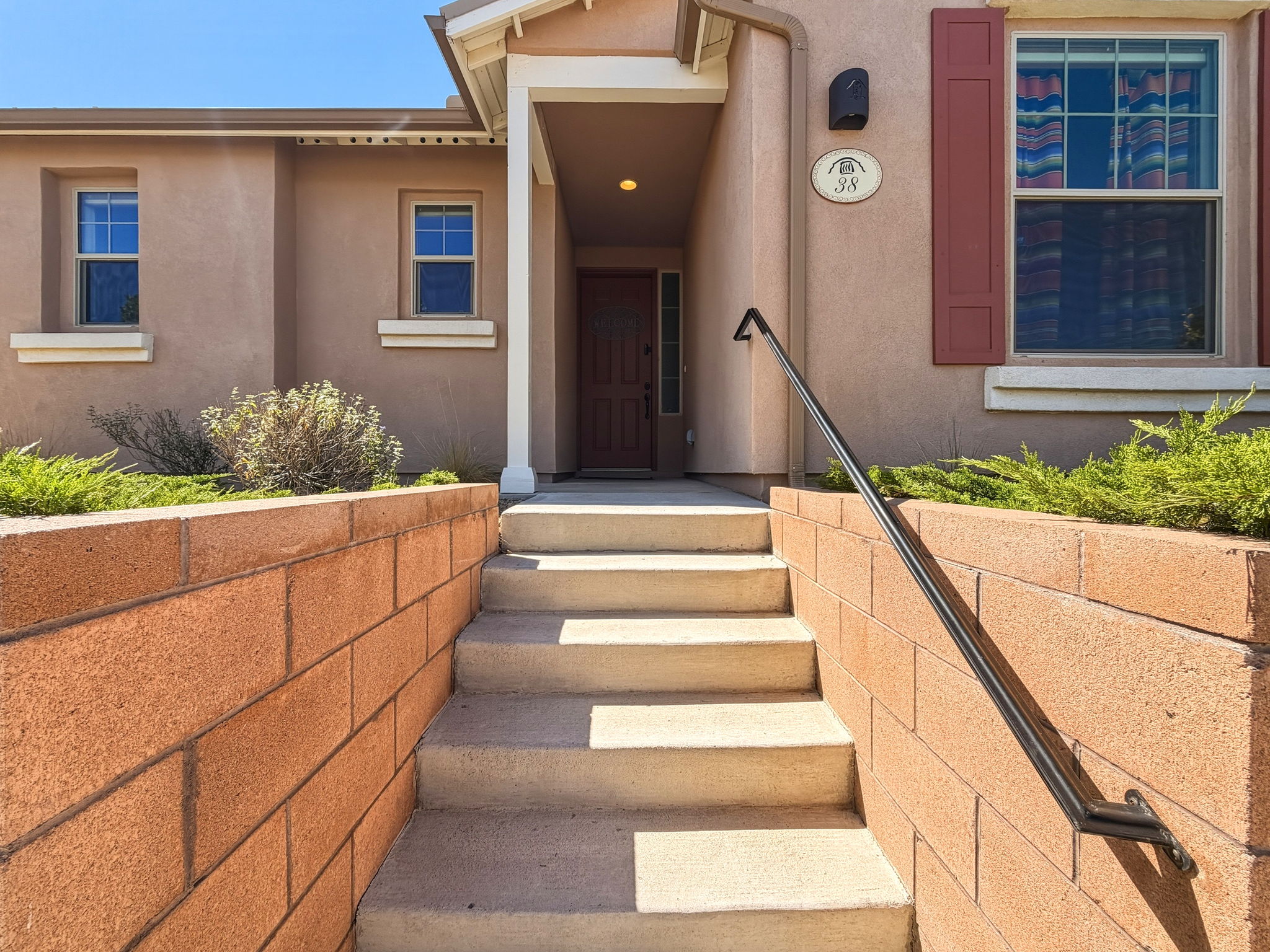 Front access is the only steps. Rear access has no steps!