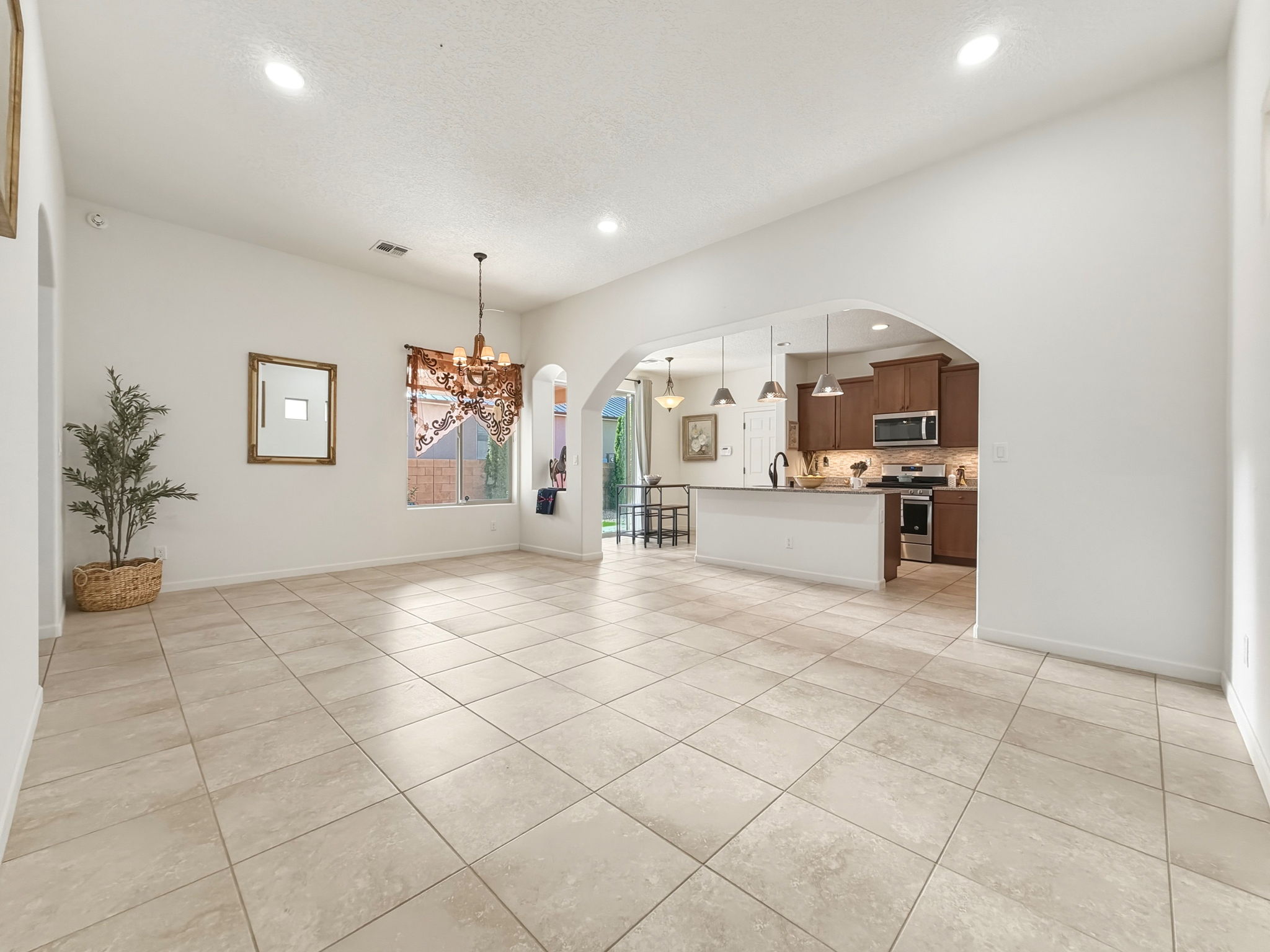Looking  towards Kitchen from Living Room