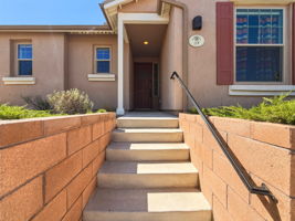 Front access is the only steps. Rear access has no steps!