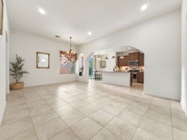 Looking  towards Kitchen from Living Room