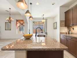 Extended countertop for seating