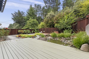 Rear deck