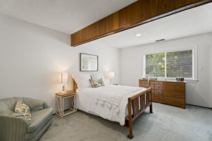 First floor bedroom access to family room