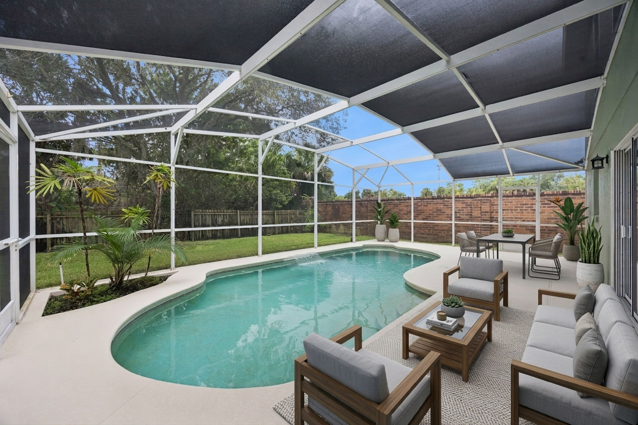 Pool/ Lanai Virtually Staged