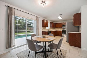 Kitchen/Breakfast Area Virtually Staged