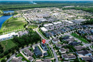 Aerial View With Pin