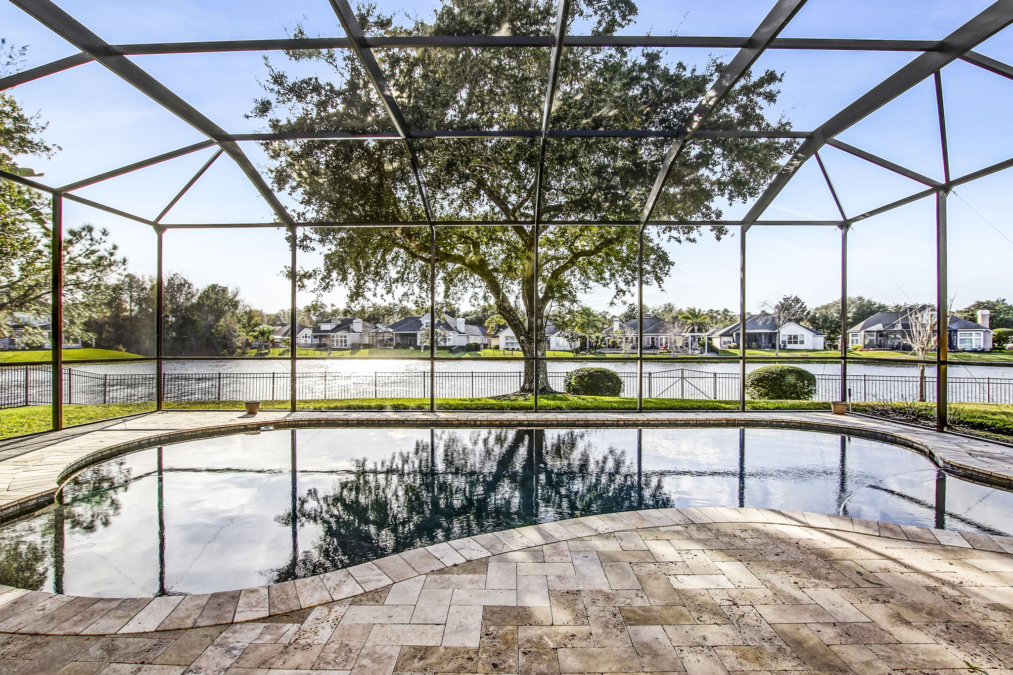 Screened Pool with View