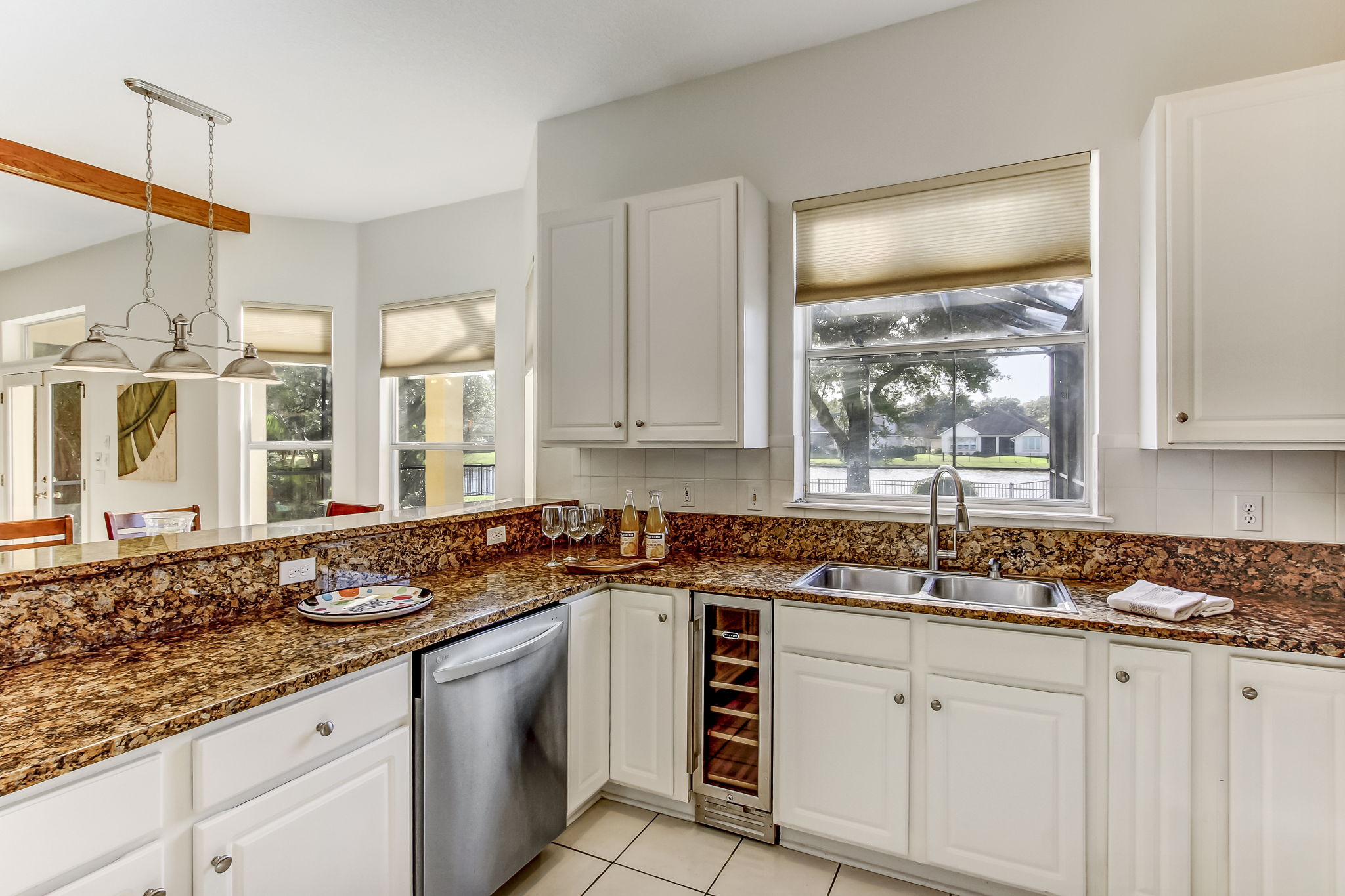 Wine Chiller & Miles of Counters
