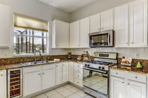 Kitchen with Granite Counters