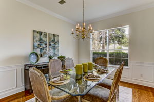 Dining Room with Wainscoating