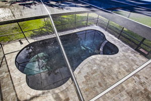 Large Screened Pool