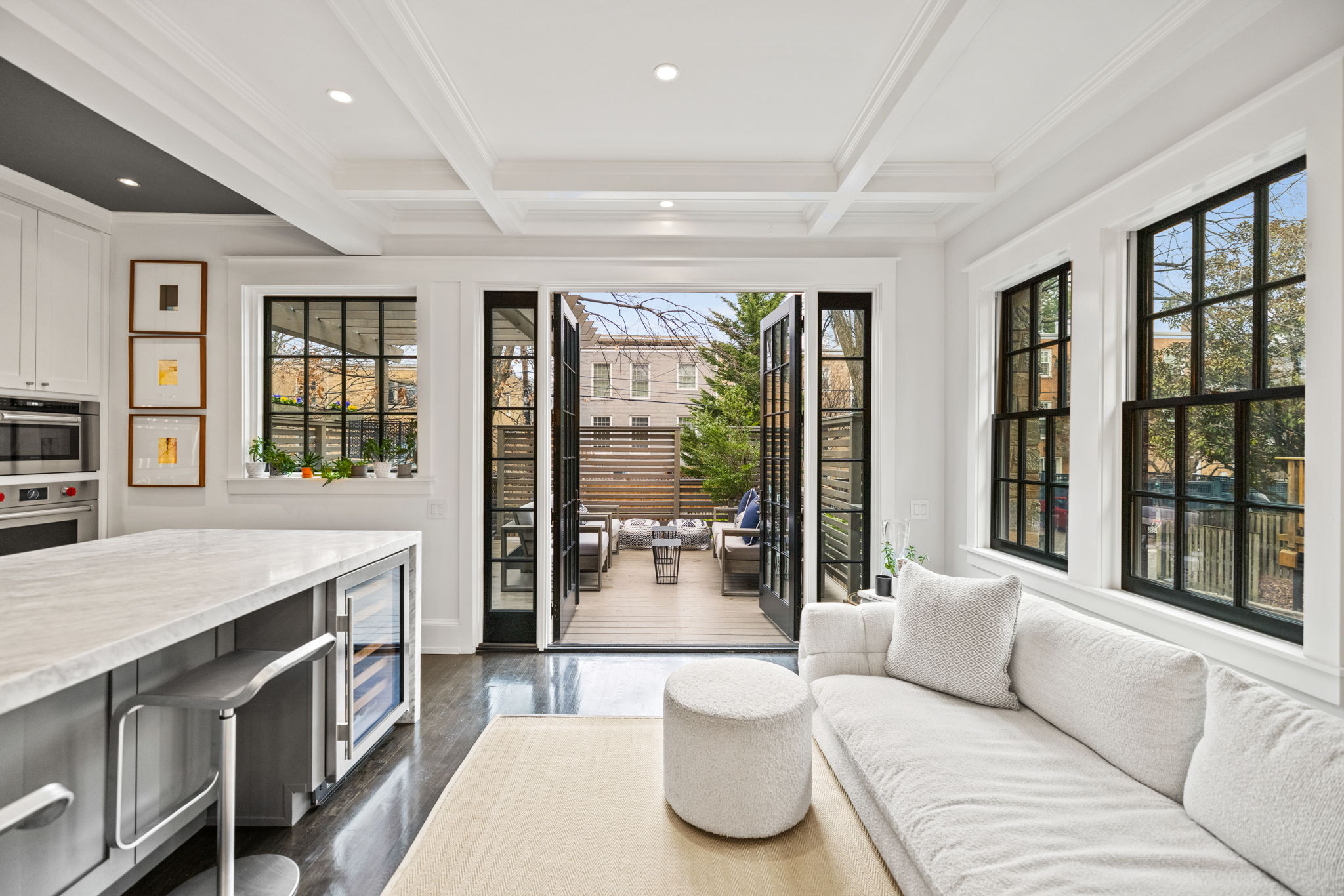 French Doors leading to Patio