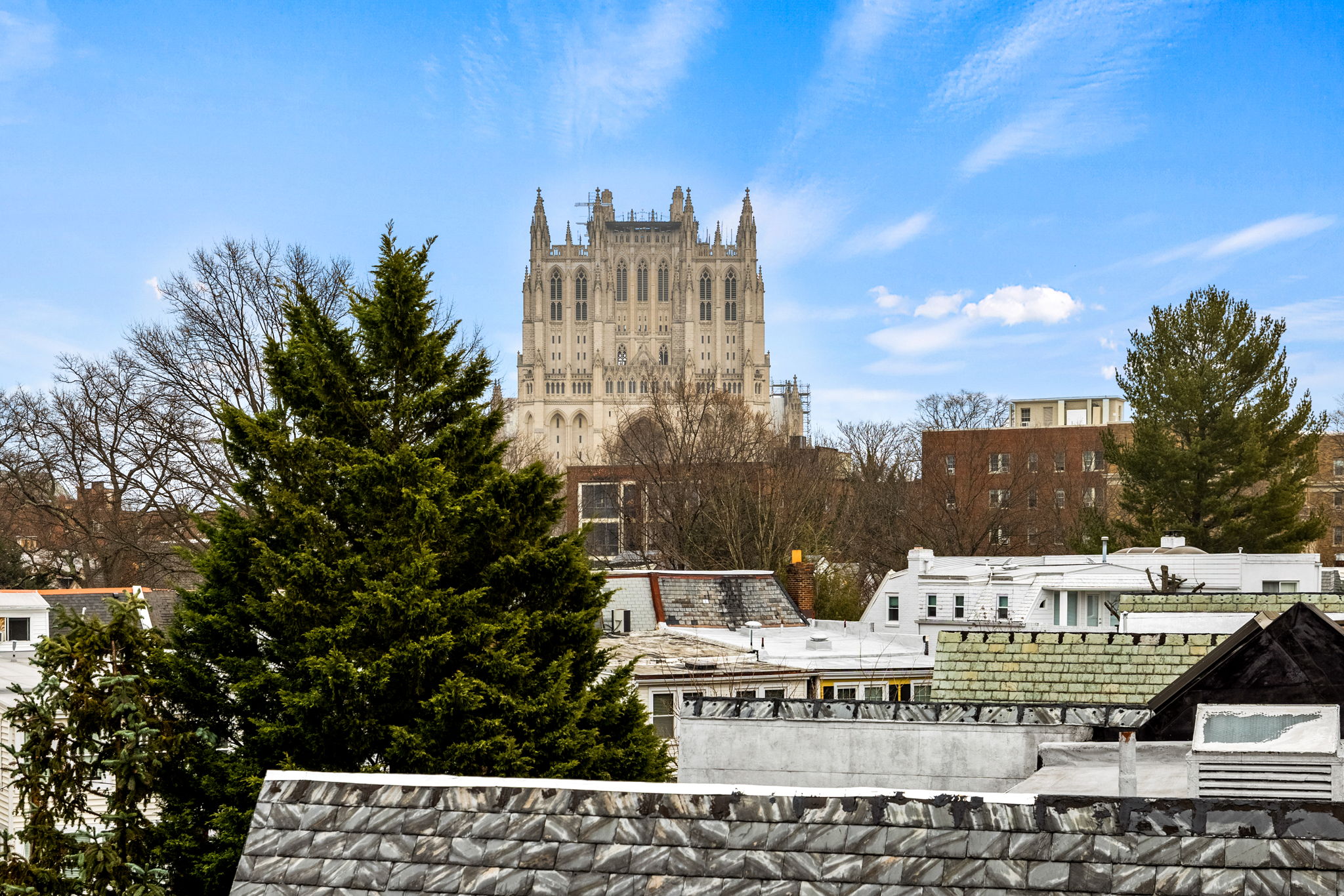 Rooftop Deck Views of the National Cathedral