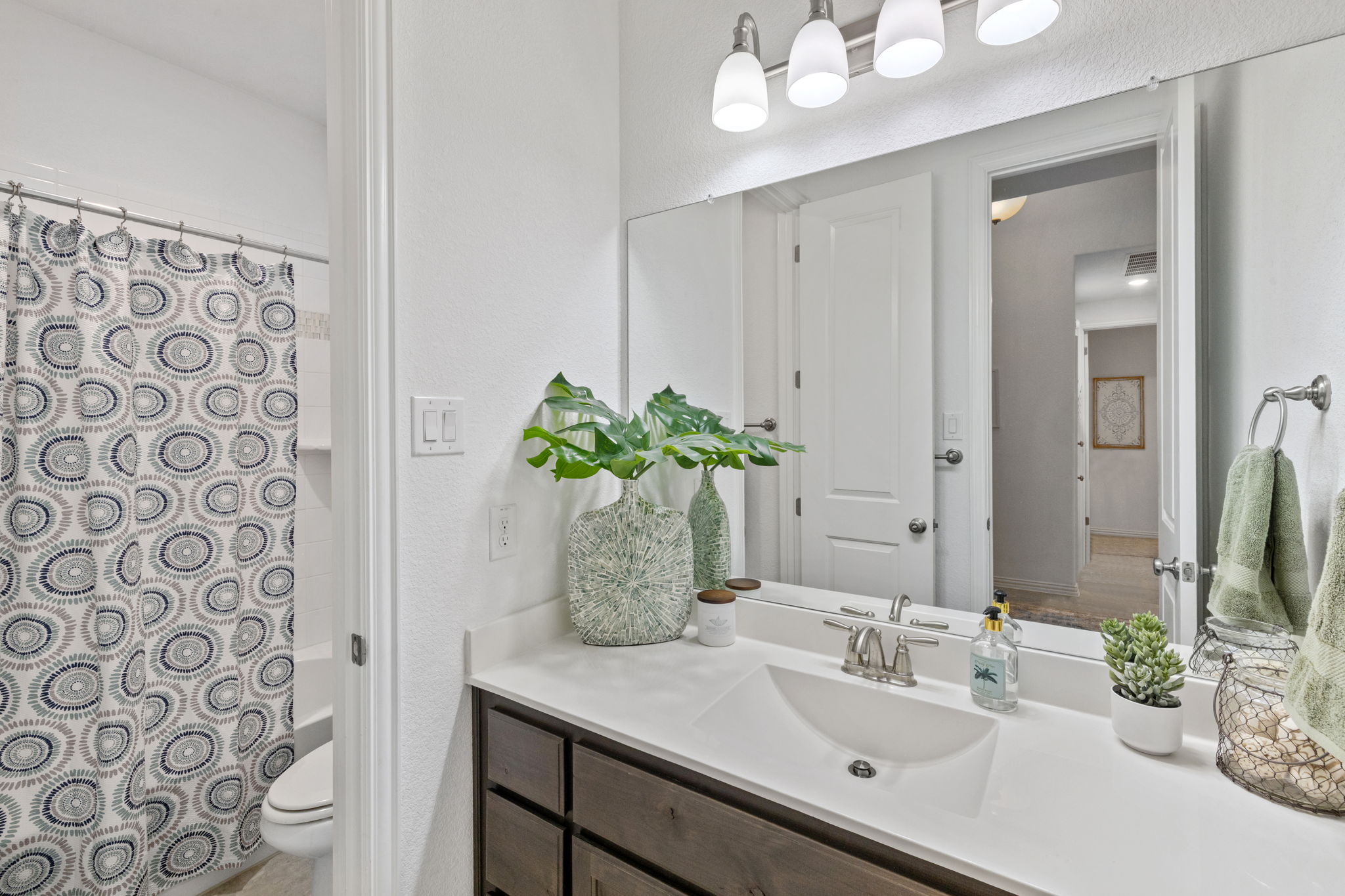 Hall Bath with Tub/Shower Combo
