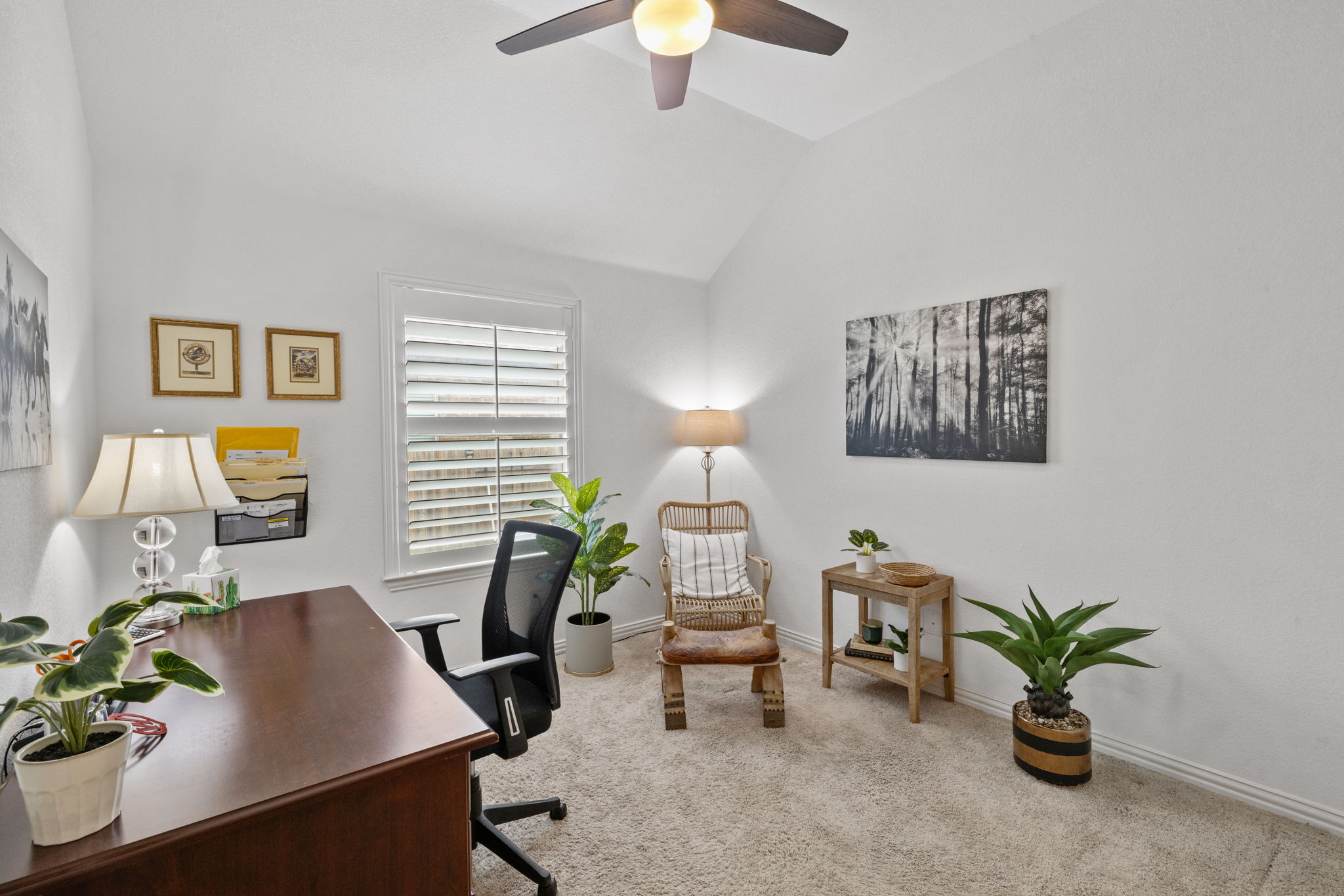 Dedicated Office with French Doors
