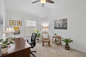 Dedicated Office with French Doors