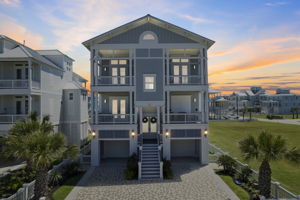 Dawn view of 3835 Seabreeze Ln.