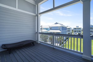 Private Balcony off of secondary bedroom.