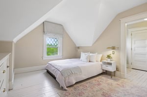 Tucked away on the 3rd floor, Bedroom #5 is a quiet retreat offering extra privacy and charm.
